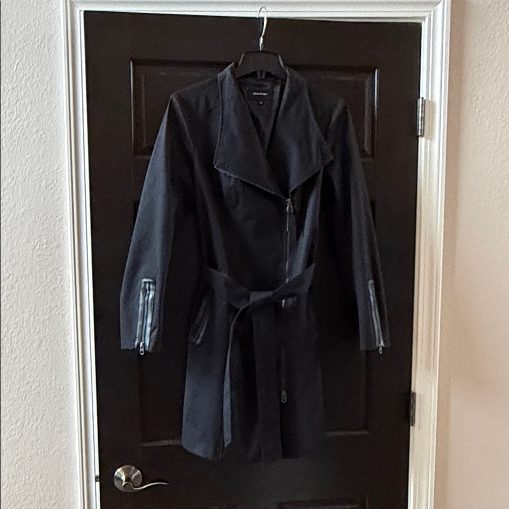 Mackage Black Trench Coat Size Women’s Small